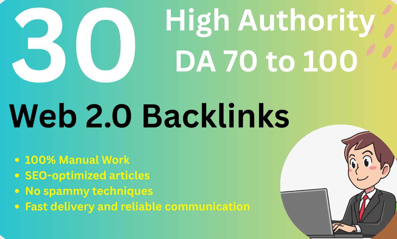 Professional Web 2.0 Link Building Service with Unique Content