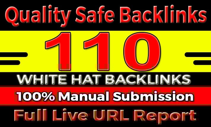 I Will Submit 110 White Hat Backlinks for Natural Link Profile Velocity