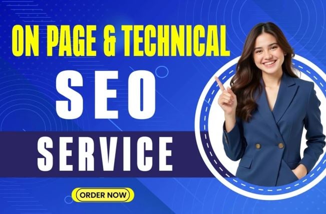 I will do website on page and technical seo optimization service