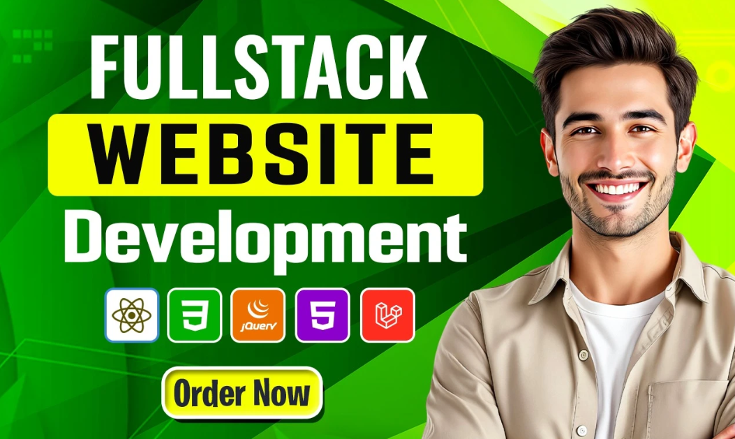 I Will Design and Develop a Full Stack Website for You