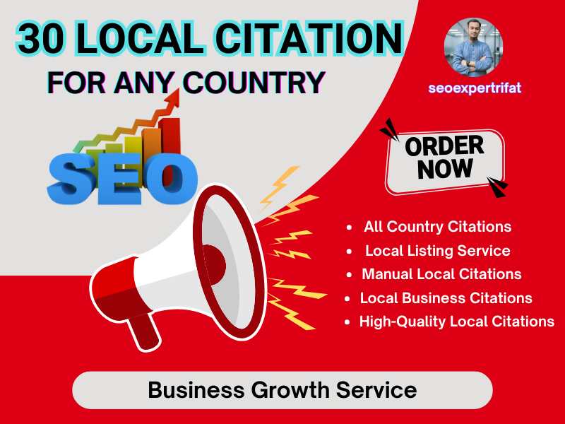 30 Local Citation Service | Boost Local SEO & Business Ranking