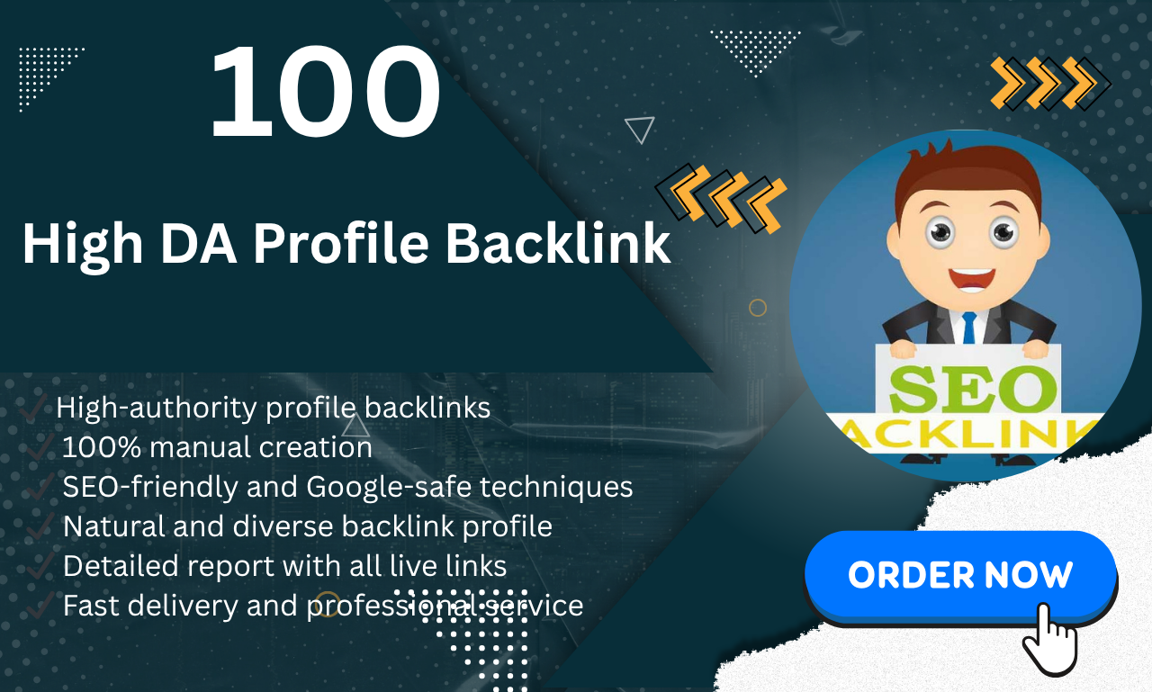 High-quality profile backlinks to boost SEO, increase traffic, and grow your online presence fast