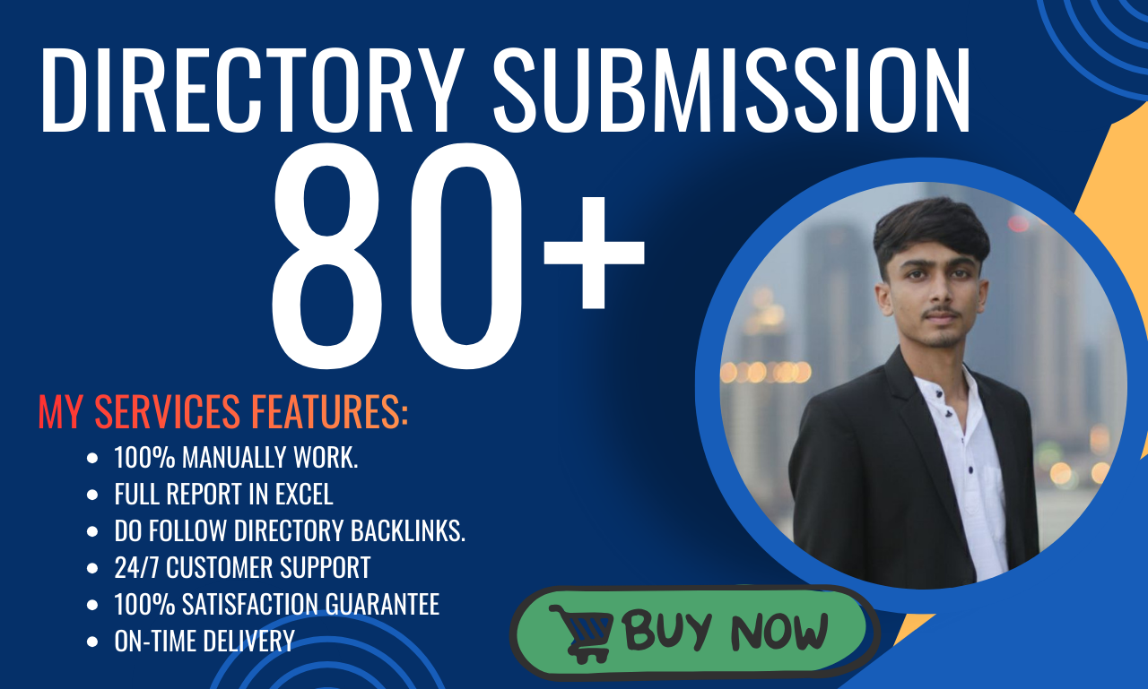  80+High-Quality Manual Directory Submissions for Powerful SEO Ranking Boost