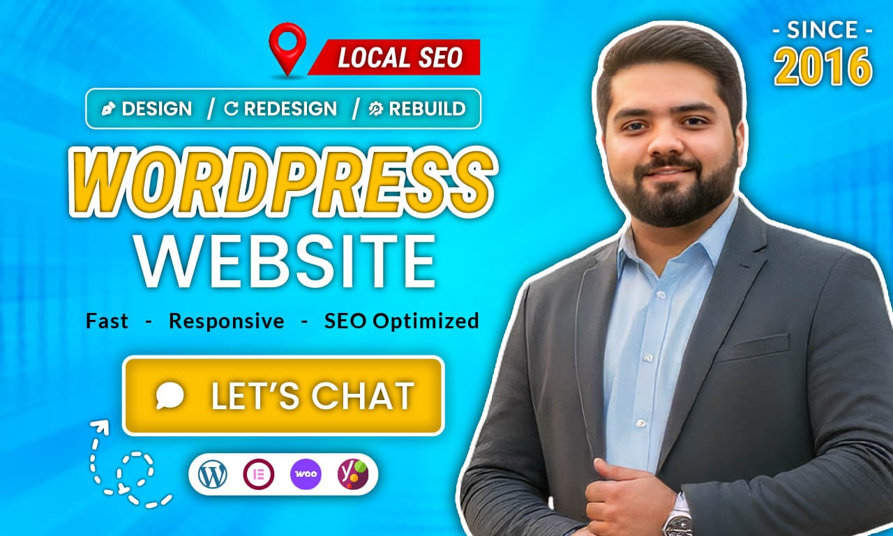 Build, Rebuild, Create or Fix WordPress Website with Local SEO