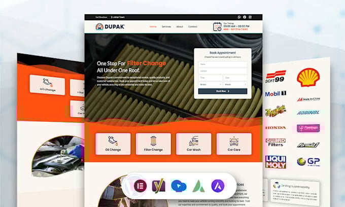 Get Custom WordPress Website Design with Elementor, Seo Optimization