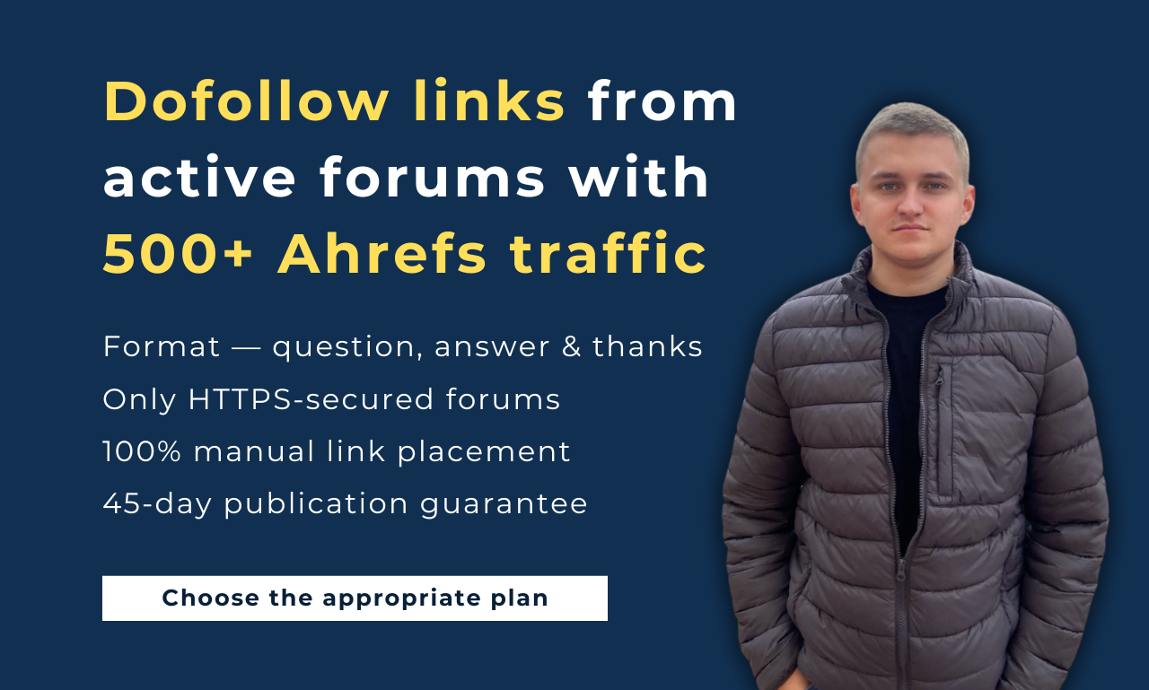 I will create dofollow crowd links on active high traffic forums manually