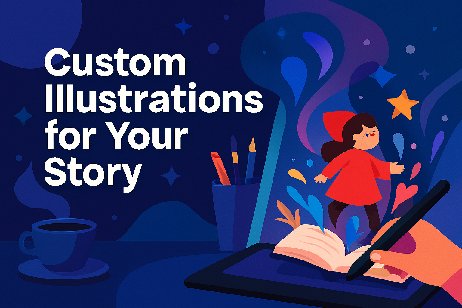 I will design professional custom images for any content