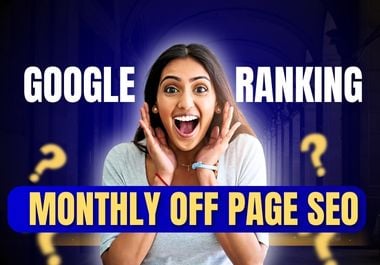 Monthly Off Page SEO Service: Premium Link Building for Long Term Growth
