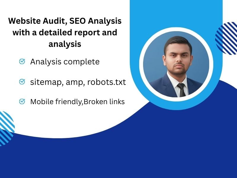 Website Audit, SEO Analysis, with a detailed report and analysis