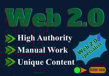 Manual high authority 500 web 2.0 backlinks