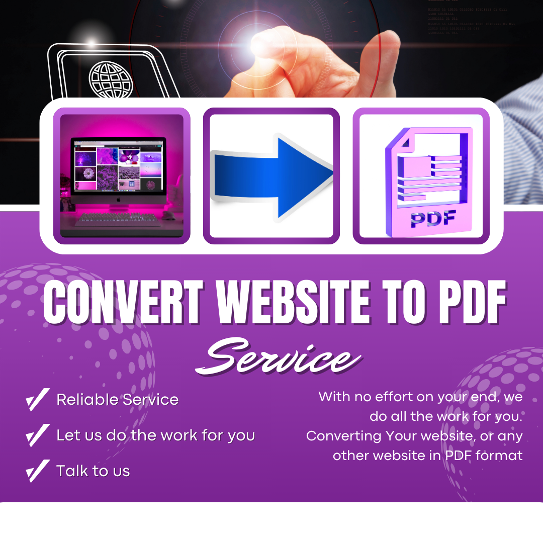 ✨ Convert Any Website Into a Beautiful, Ready-to-Use PDF — Fast! ✨