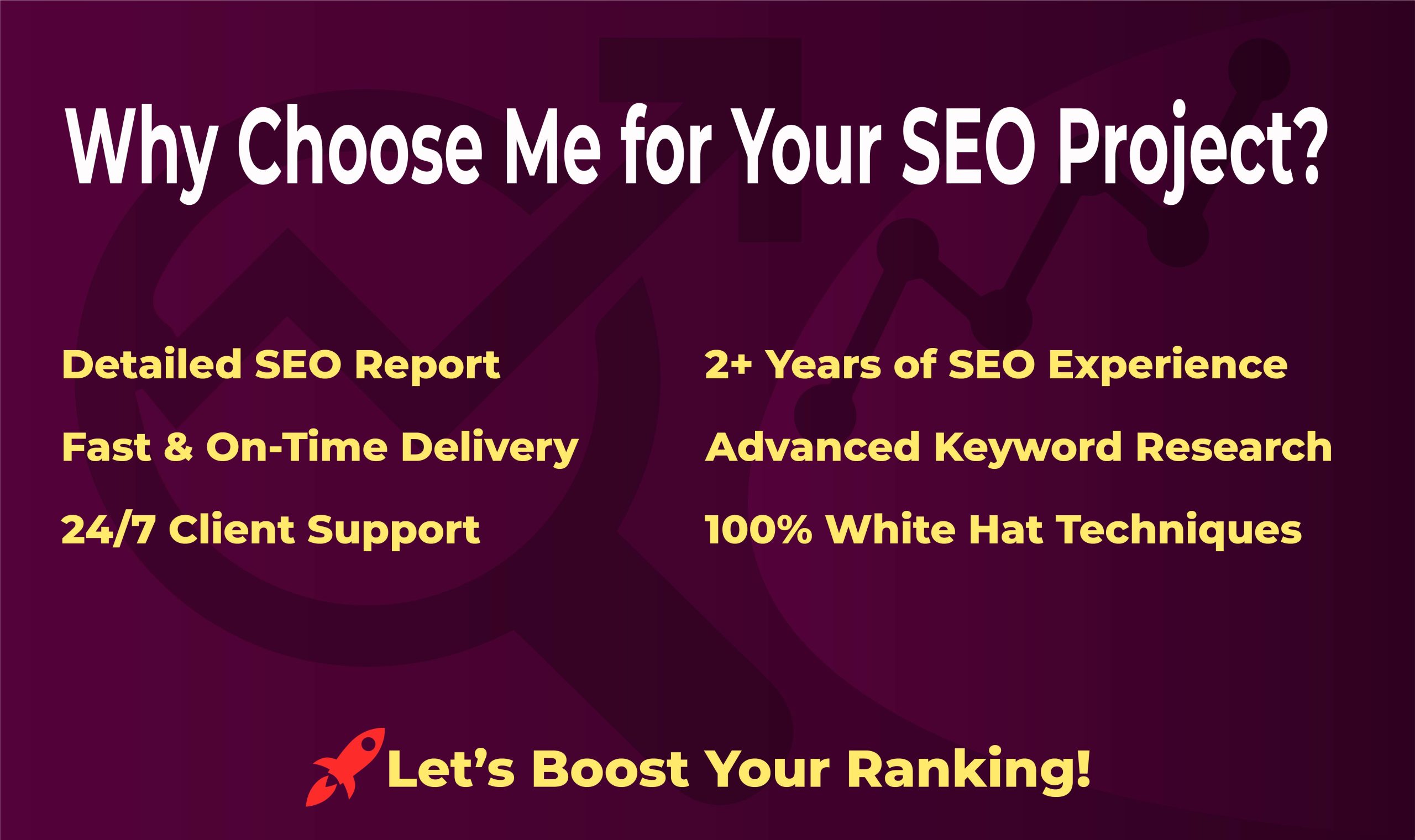 I will provide on page, off page and technical SEO service