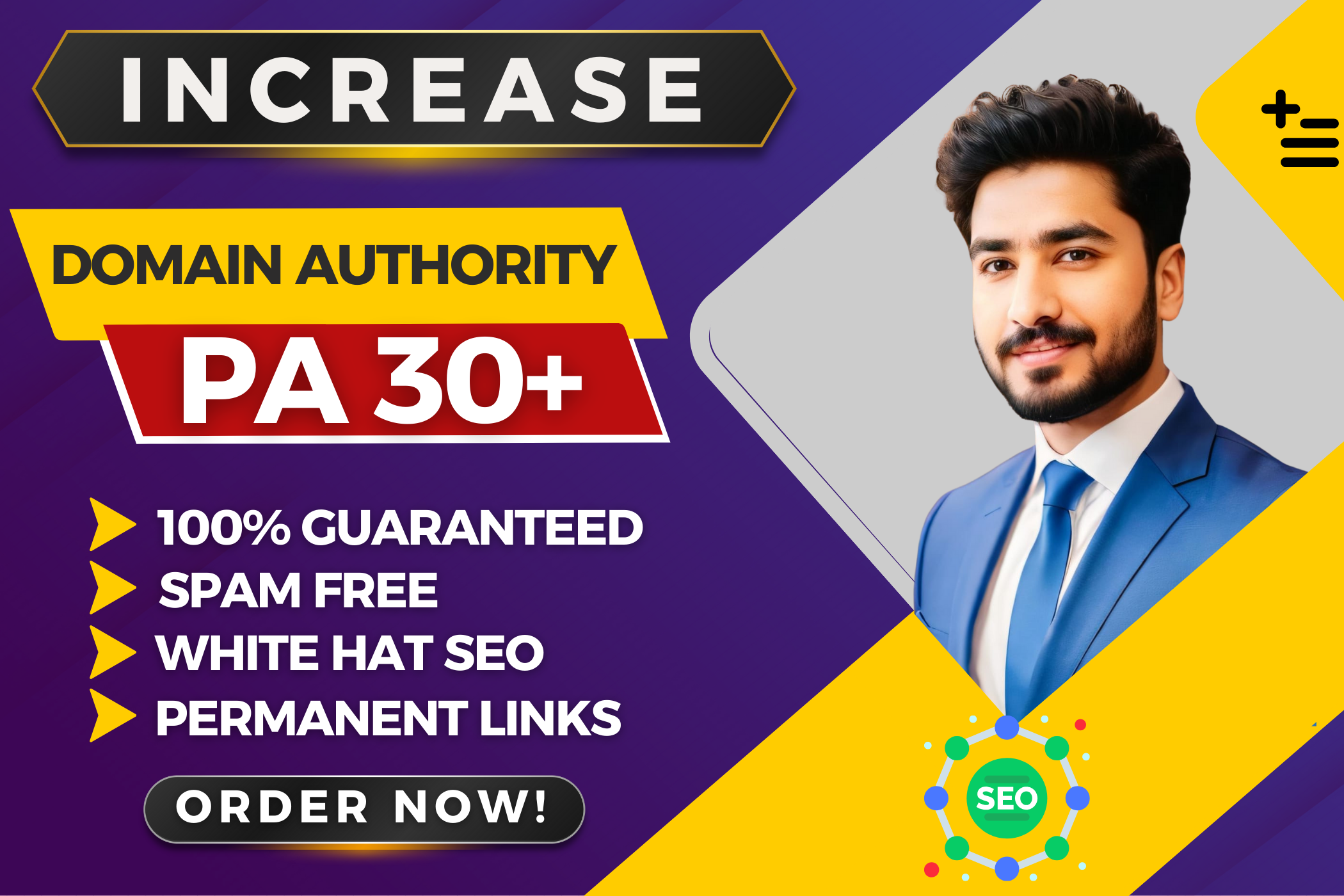 I Will Increase Page Authority PA 30+