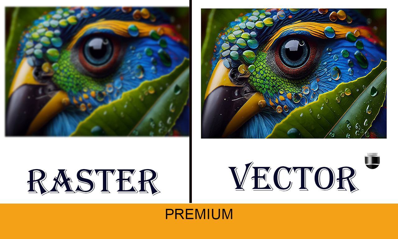 I will manually convert your image to clean vector artwork