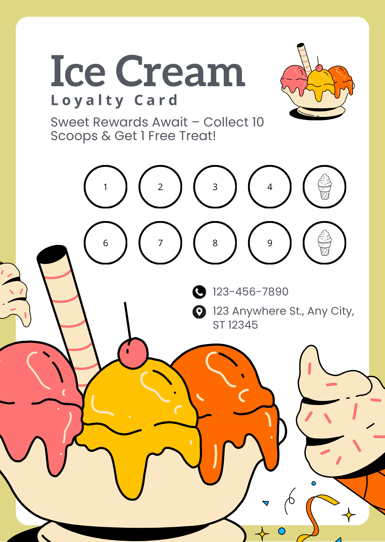 ✨ I Will Design Your Loyalty Card for Your Business ✨
