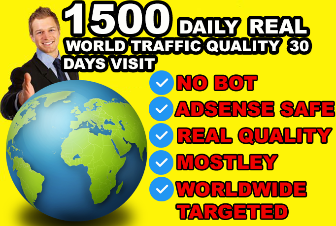 unlimited world targeted website traffic and visitors