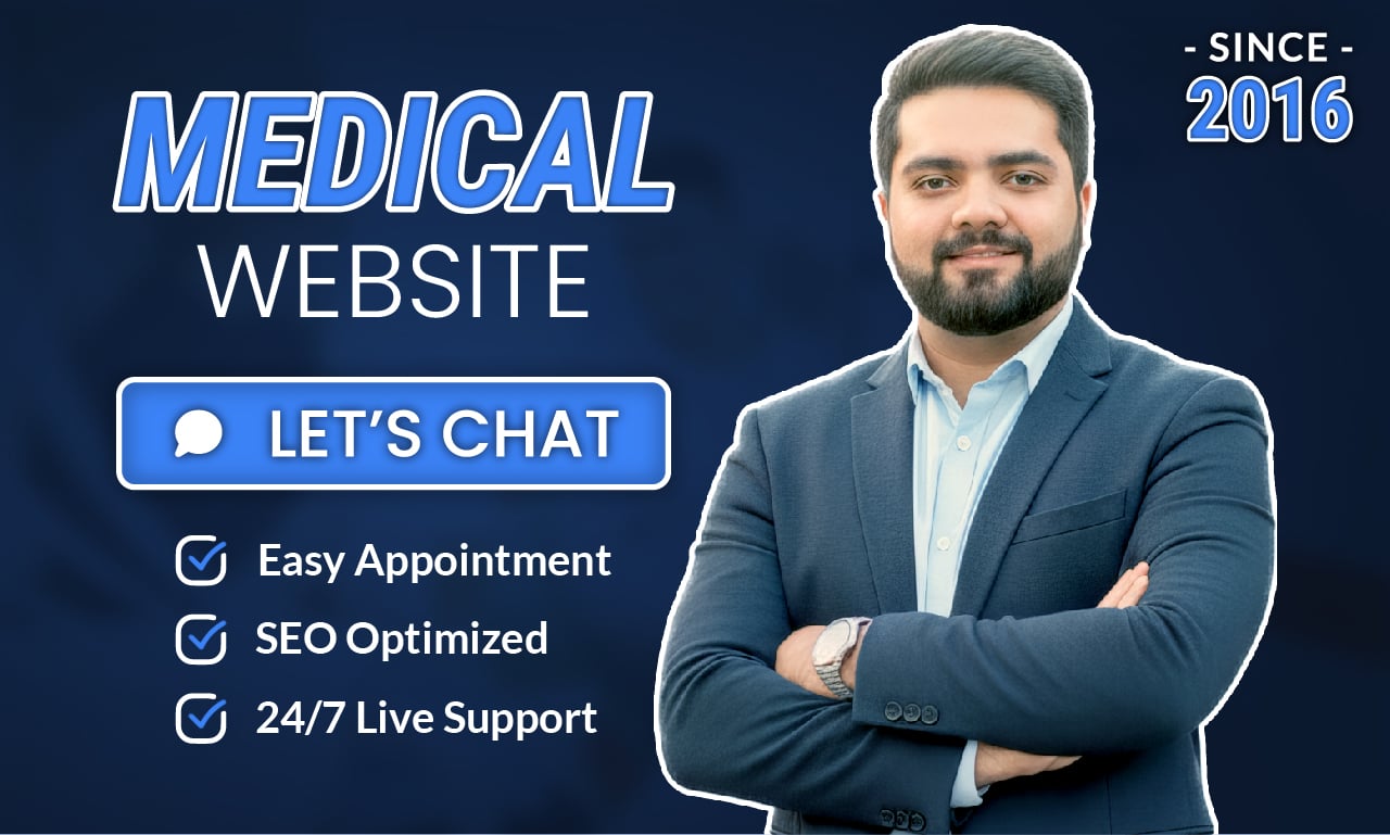 Develop any Healthcare, Medical or Dental Website with SEO & Appointment System