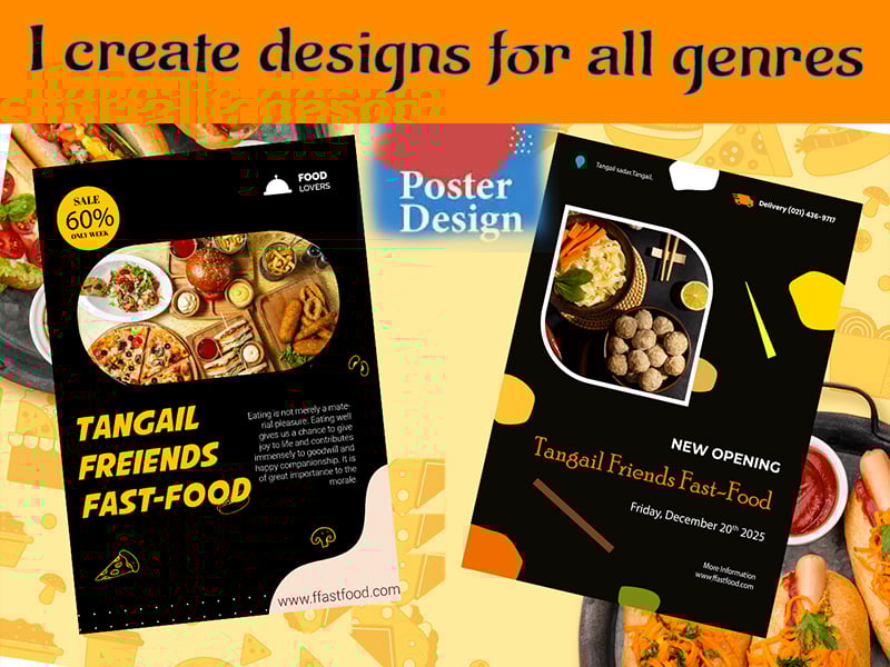 Professional Poster Design Service – Eye-Catching & High-Quality Designs