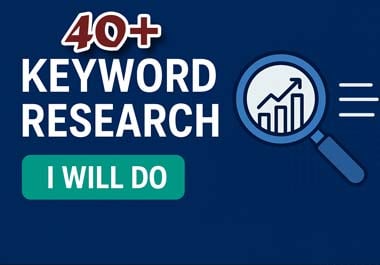 I will find profitable 40+ SEO keywords for your website or niche