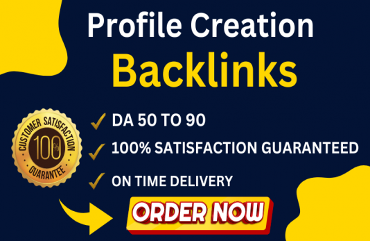 Get Premium 105 High-Quality Profile Backlinks from Authority Sites to Improve Your Search Rankings