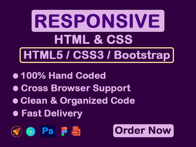  Clean and Flexible Web Design Using HTML, CSS and bootstrap