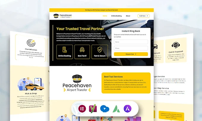 Get Custom WordPress Website Design with Elementor, Seo Optimization