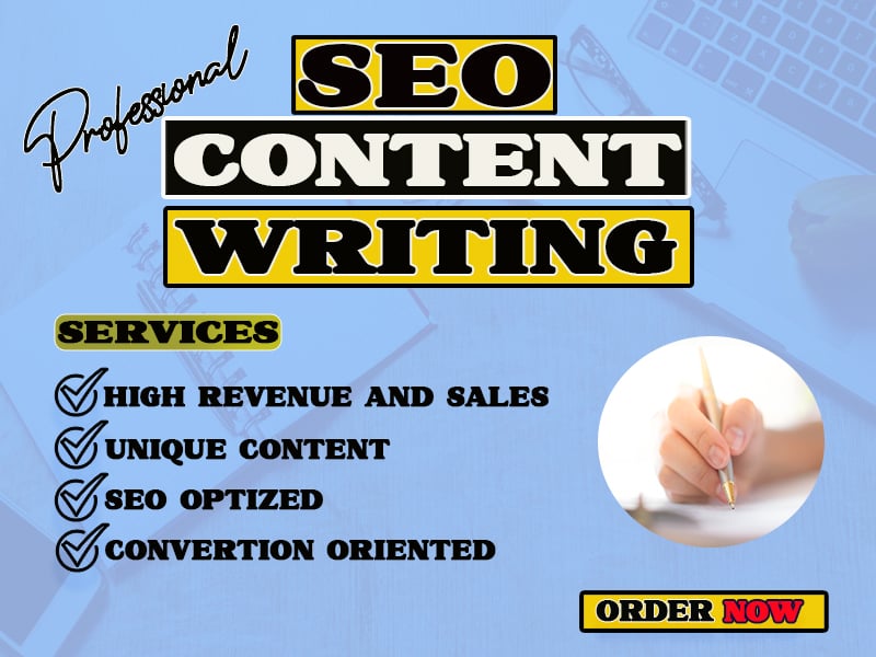 I will prepare professional, clean and grammar-perfect content for any niche.