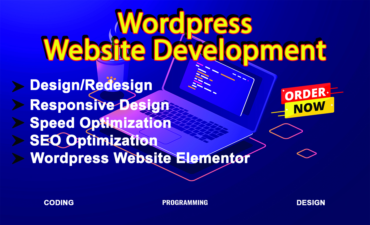 Professional WordPress Website Design or Redesign with Responsive Layout