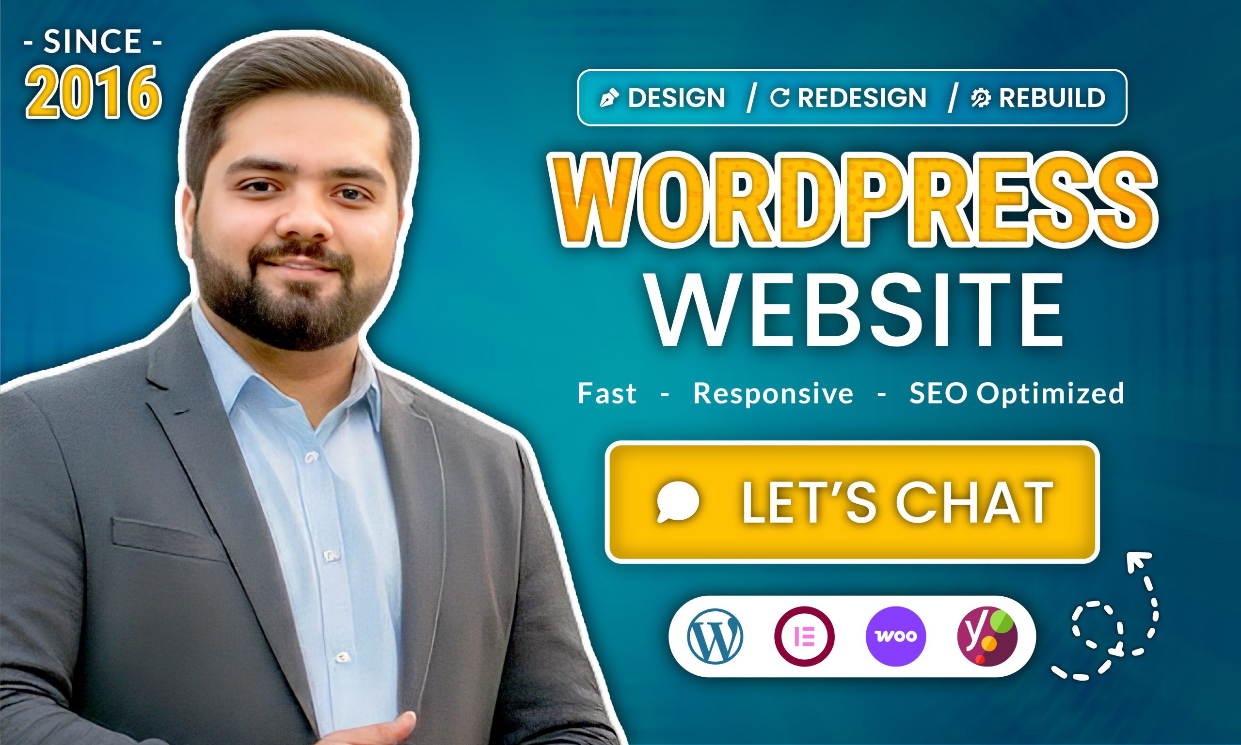 Build Rebuild Fix WordPress Website With Responsive Full Stack Redesign With SEO