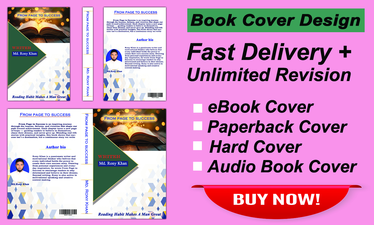 Custom Professional Book Cover Design for E-Book & Print