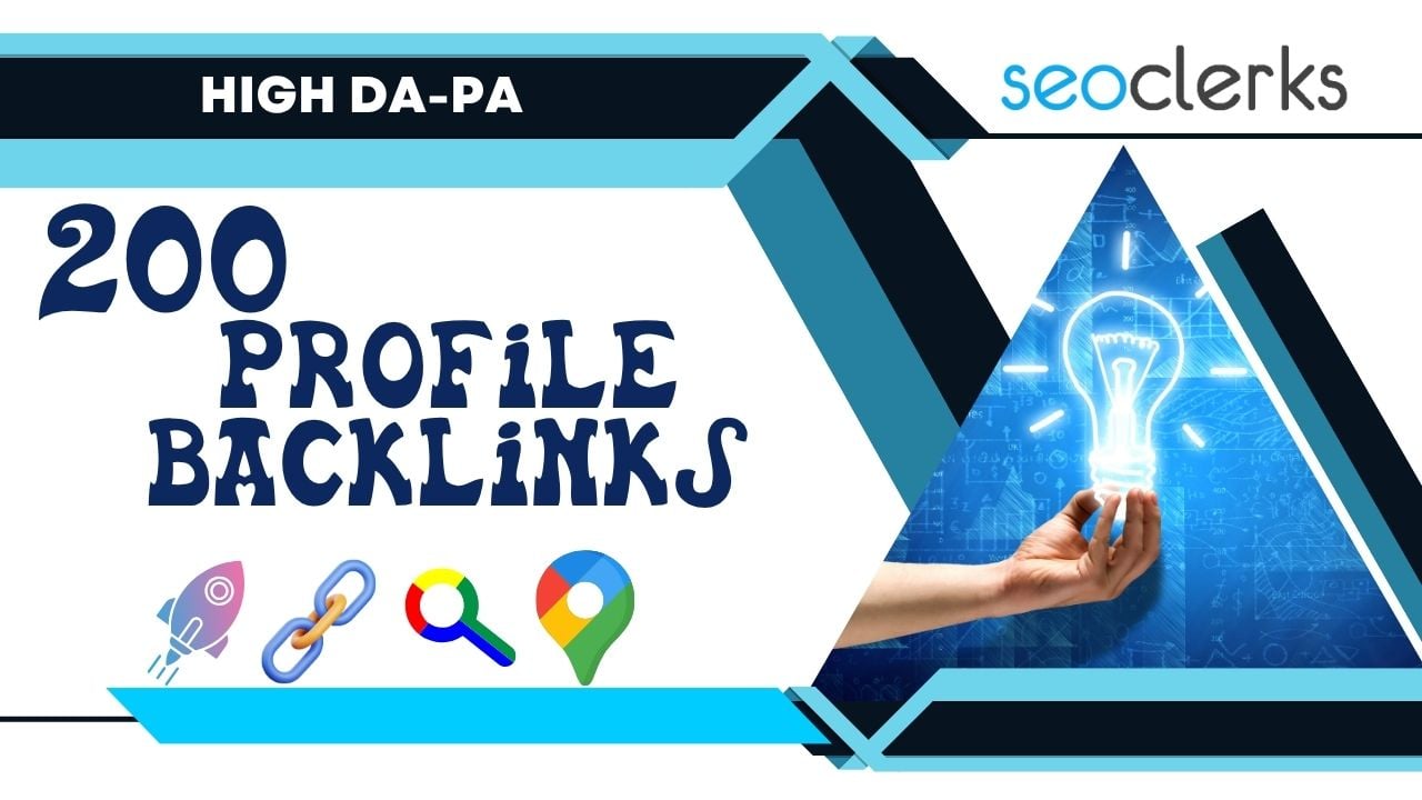 Get 200 High Authority Profile Backlinks – 100% Manual, Safe & Ranking Booster