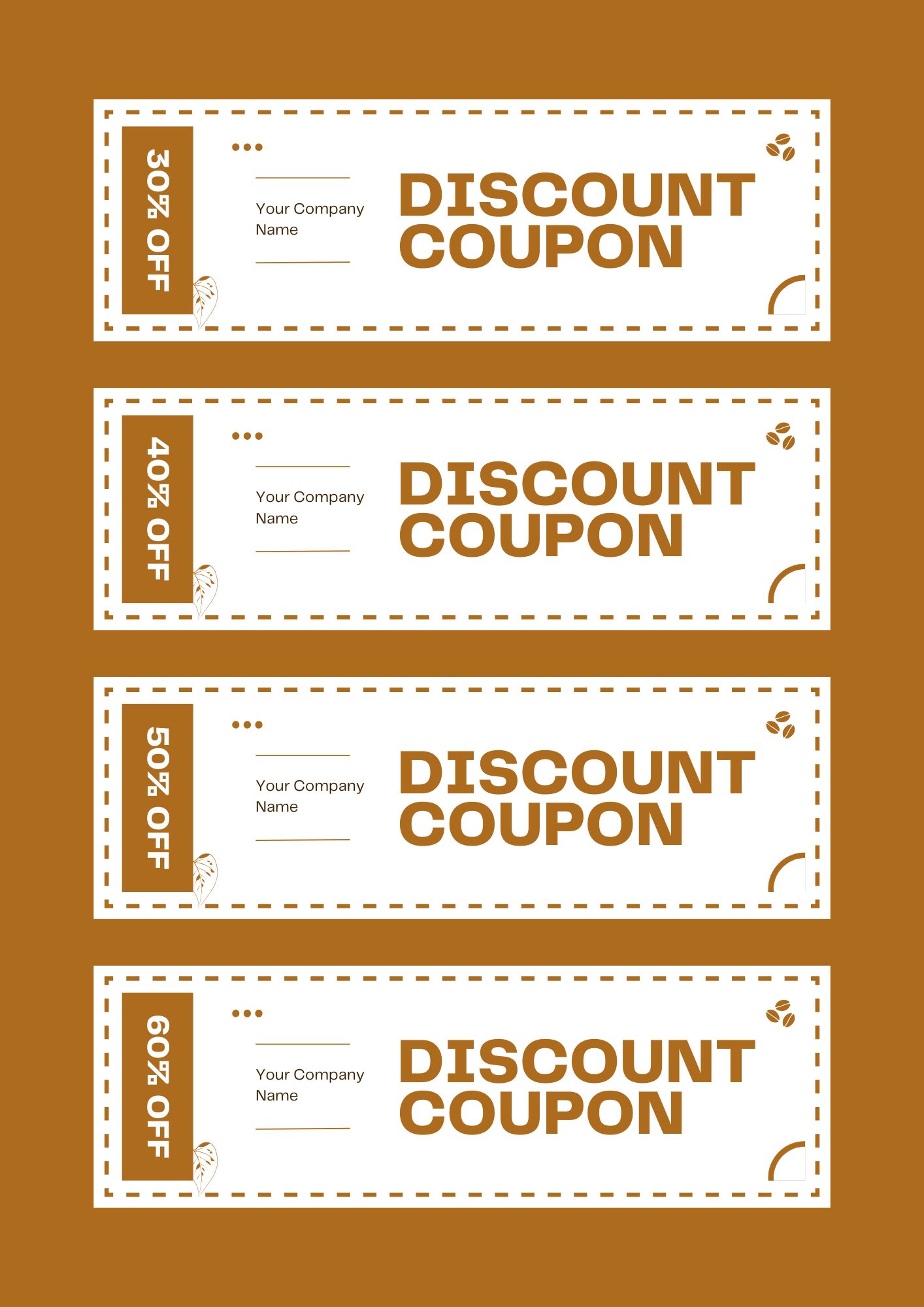 I will Design Voucher or Coupon Code For Your Business