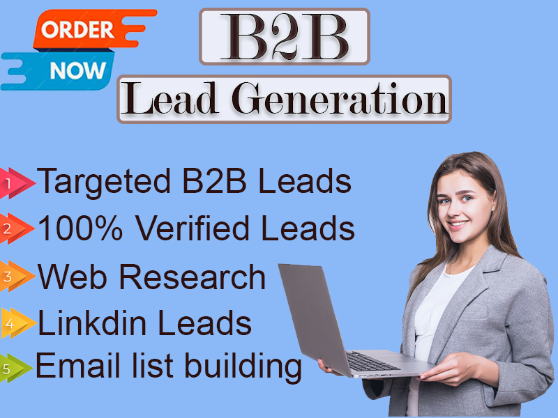 I will do B2B lead generation to improve your business