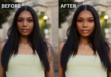 Professional Portrait Retouching & Skin Smoothing (Before/After)